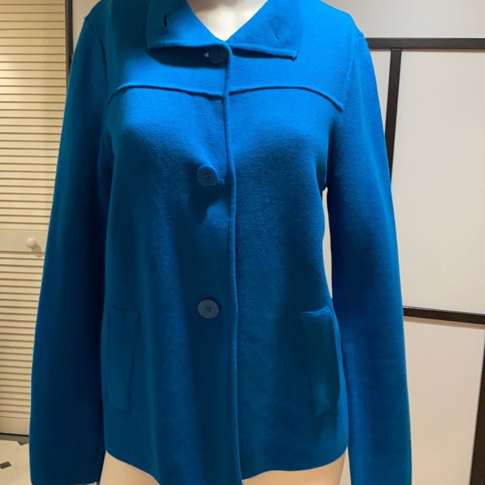 Talbots brand, medium, color blue, used